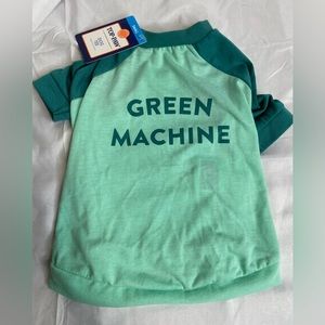 Top Paw Green Machine Doggie Tee Size Small NWT
